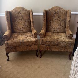 Two Matching Arm Chairs