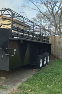 Homemade Gooseneck Livestock Trailer