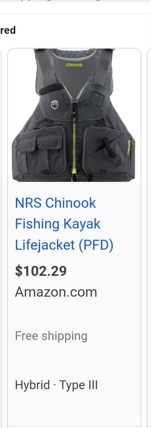 NRS Chinook Kayak Vest