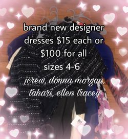 new designer dresses size 4-6