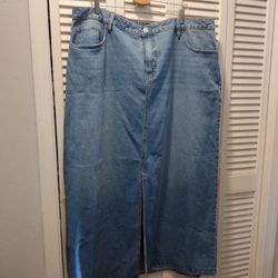 Women's Denim Skirt Size 22R