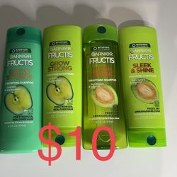 4x Pieces Garnier Fructis Hair Care Shampoo And Conditioner Pick Up Powell Home Road 