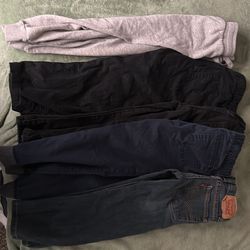 5 pairs of Size 5 boys pants (H&M, Levi’s, catjack, children’s place)