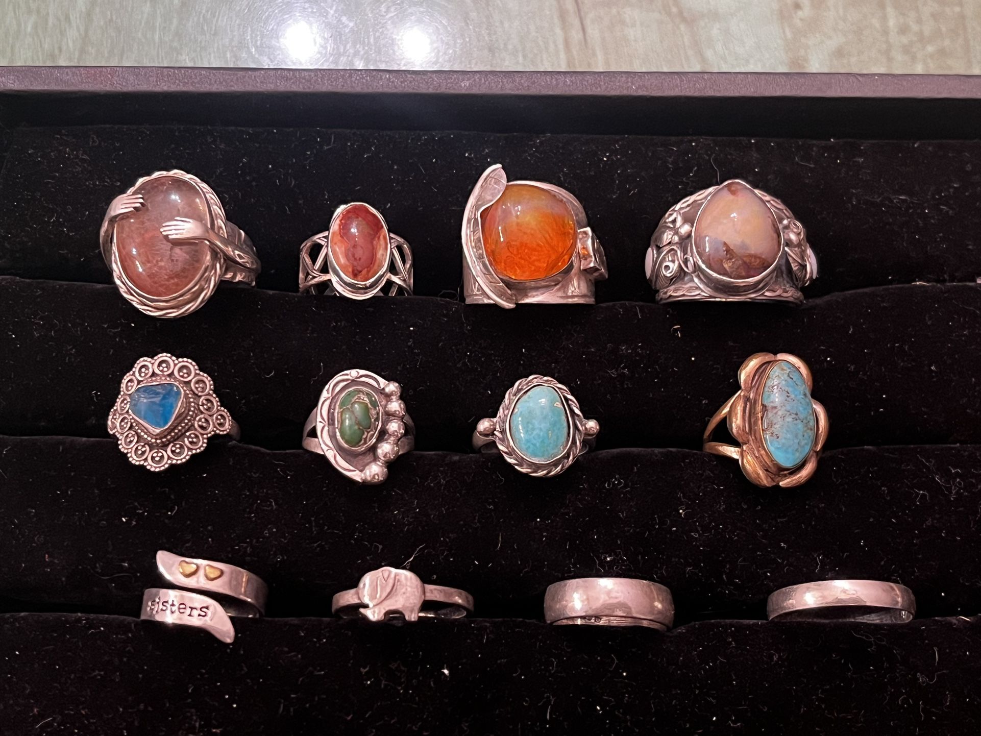 Sterling Silver Rings.