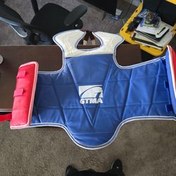 Gtma chest Protector Martial Arts - Kids Size