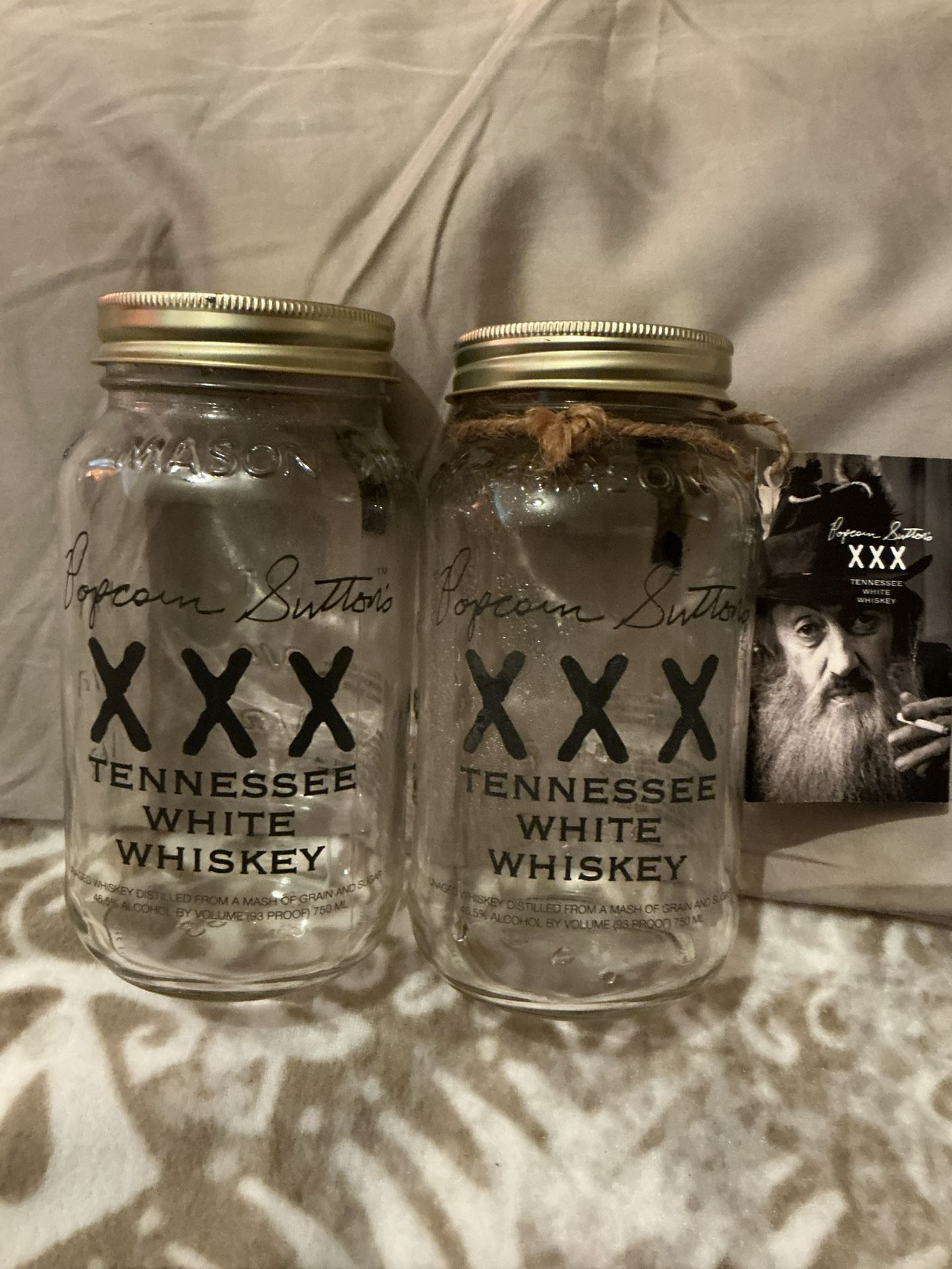 Popcorn Sutton Moonshine  Original Collectable Bottles
