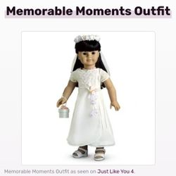American Girl Memorable Moments Outfit