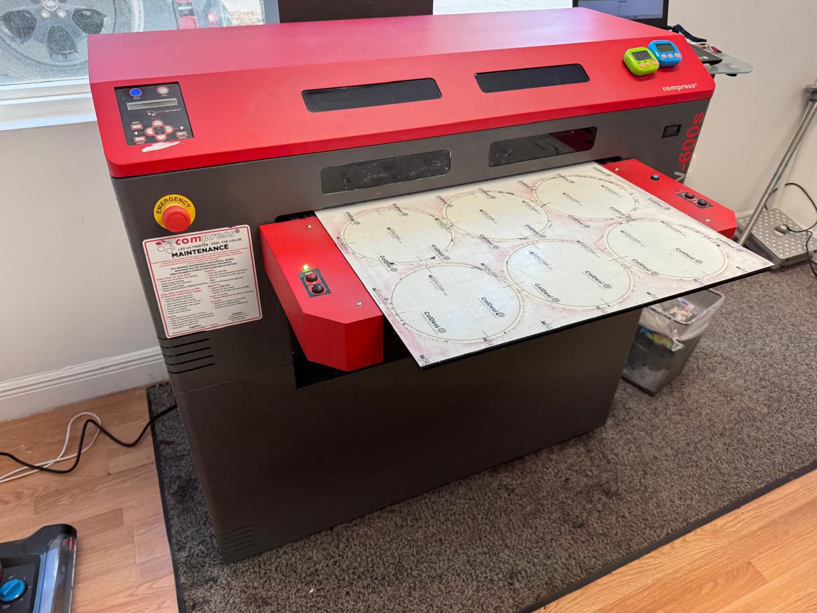 Compress LED UV Printer UV - 600s