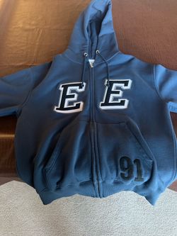 Eric Emanuel blue hoodie