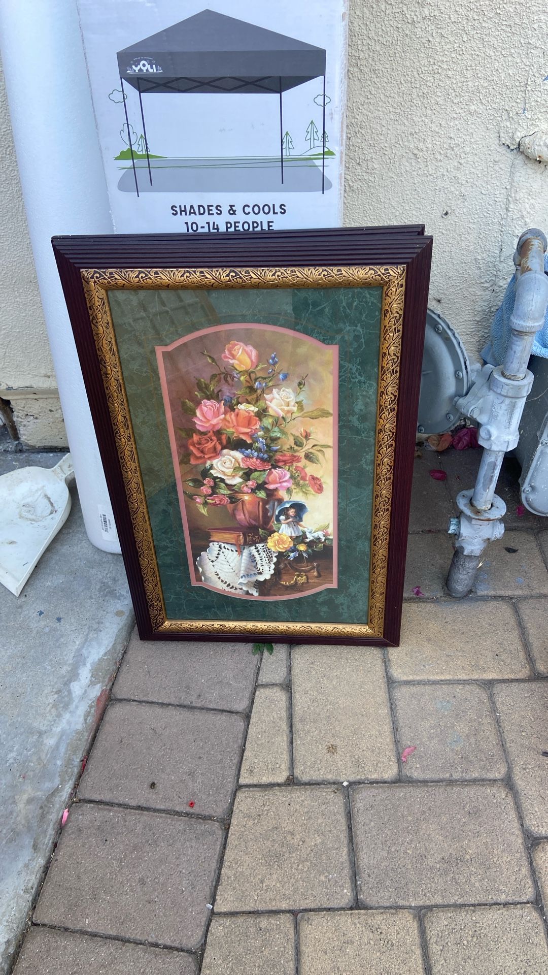 Two vintage mirrors frames