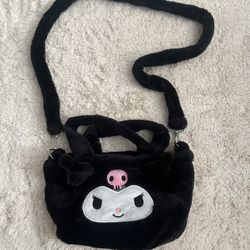NEW ! Kuromi plushie crossbody handbag