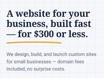 We Build Websites