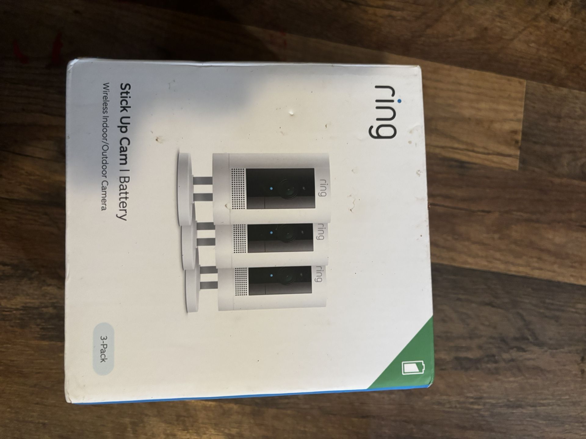 Complete ring home security package everything you need. It’s brand new never been opened.