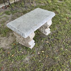Rare antique Italian stone garden bench