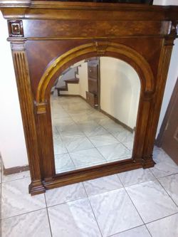 Very beautiful Hardwood big mirror