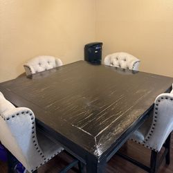 Dining Table 4 Chairs
