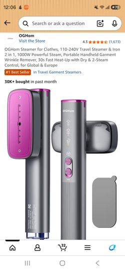 Travel steamer