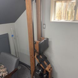 WaterRower Beech Wood Natural Rowing Machine with S4 Monitor