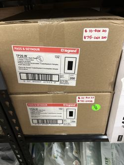 NEW TP26-W Pass & Seymour Trade Master Wall Plate 