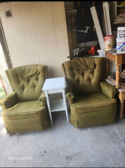 1968 La-Z-Boy Recliner/Rocker Chairs - $30 Each (Pair)