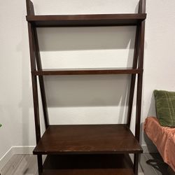 Wooden Ladder Shelf