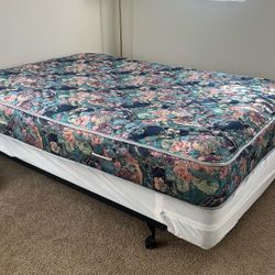 Free Queen Mattress & Boxspring, Desk And Shelf Unit