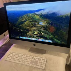 2019 Apple iMac 27-inch Retina 5K Display Big Screen Huge Memory 40gb RAM 500gb Macintosh Hdd. Sonoma macOS 3.7 GHz 6-core Intel Core i5 Processor  