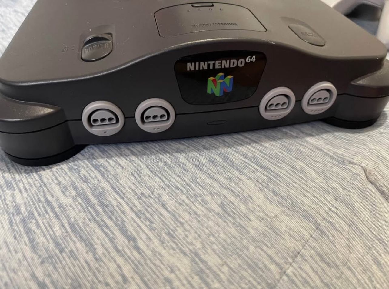 Nintendo 64 Console With Two Games.