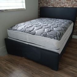 $399 Queen Bed Frame With Mattress And Box Spring Brand New Free Delivery Free Assembly 