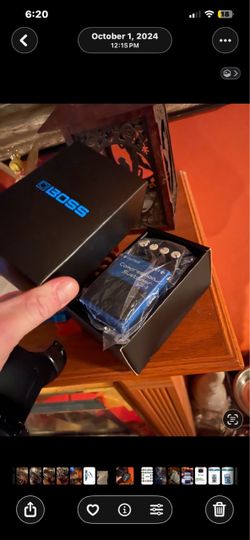 Boss compressor sustain pedal