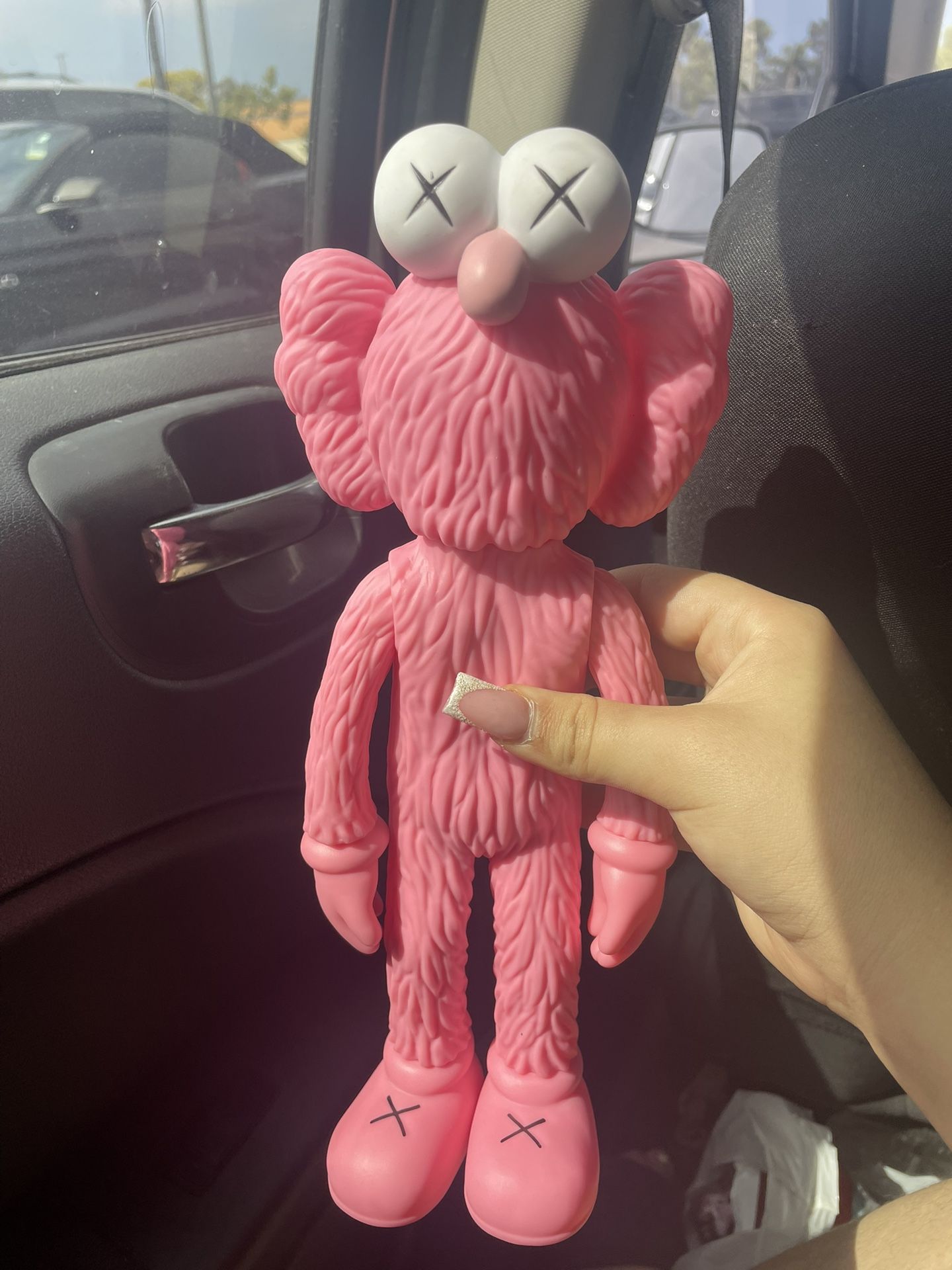 Elmo Kaws BFF Pink Vinyl Figure 8