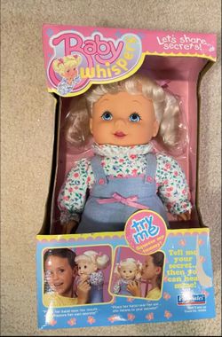 Baby Whispers Doll RARE Playmates Doll "Let's Share Secrets" Vintage'1998