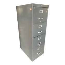 4-Drawer Metal Filing Cabinet With Lock & Keys – 52.5” Tall