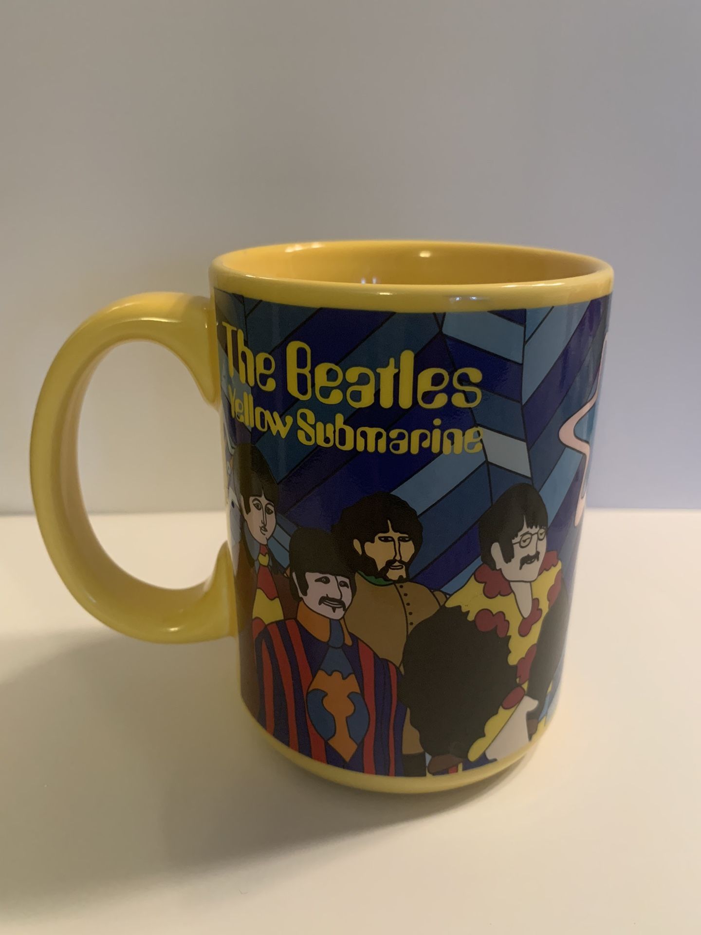 The Beatles Yellow Submarine Coffee Mug Cup 14 oz Ceramic Vandor Products 2004