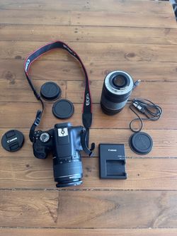 Canon EOS Rebel T7 DSLR Camera and 2 lens Kit