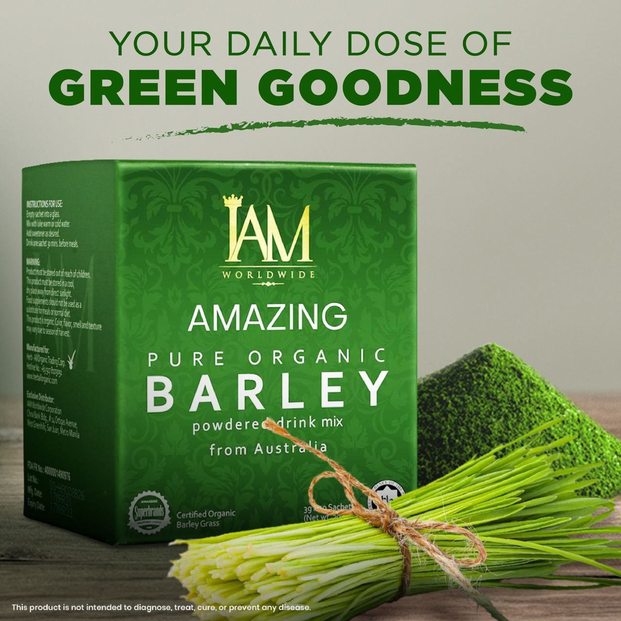 Amazing Pure Organic Barley