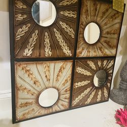 Mirrored Wall Decor Frame