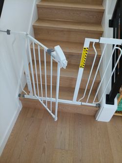 White Metal Baby Safety Gate
