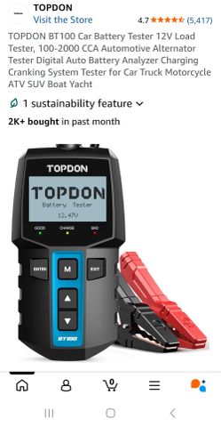 TopDon battery tester