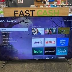 ONN 100012587 65” 4K UHD (2160P) LED Roku Smart Television HDR