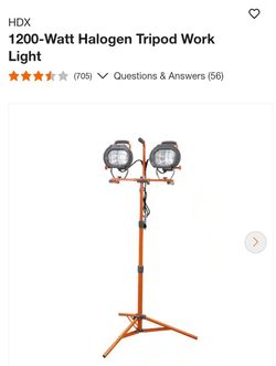 HDX Work Light With TRIPOD