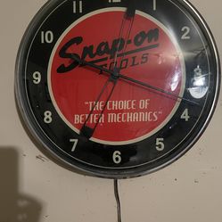 Snap On Clock 12 years old still works