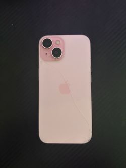 Broken pink iphone 13