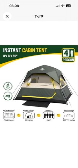 Pure box brand new instant 4 person tent