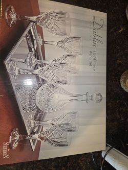 Dublin 8 Piece Crystal Wine Set
