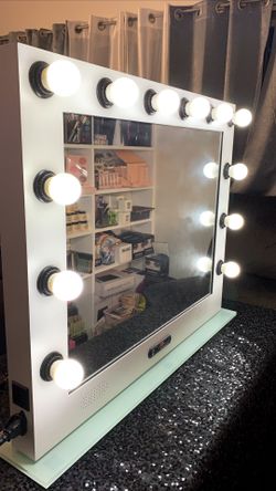 Blue tooth control speakers vanity