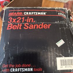 Craftsman 3”X21” Belt Sander