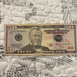 $50 Star Note