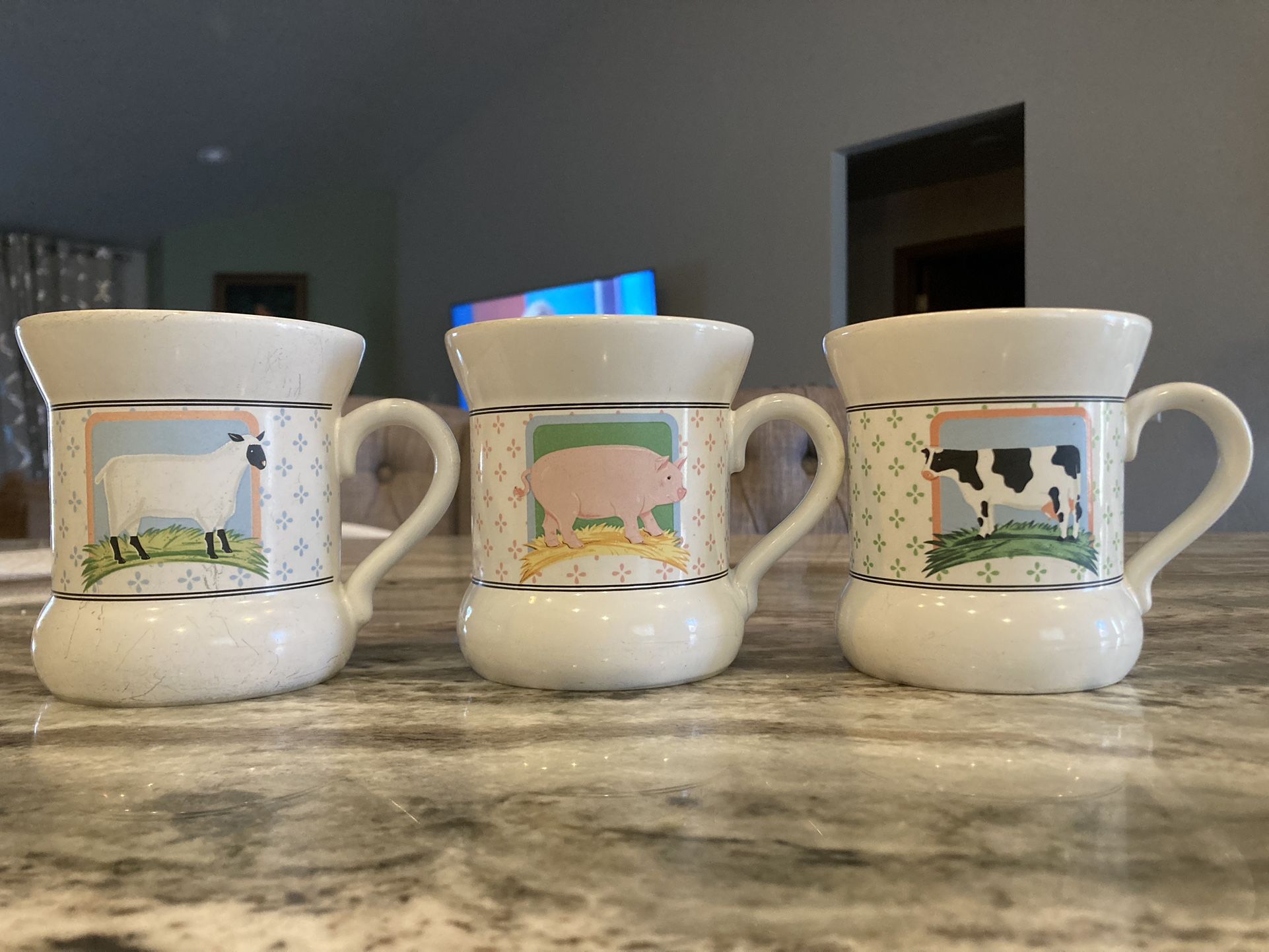 Set Of 3 Coffee Mugs