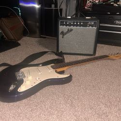 Guitar With Amp 